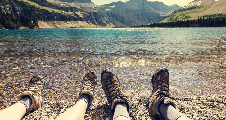 Adventurous Couple Outdoors