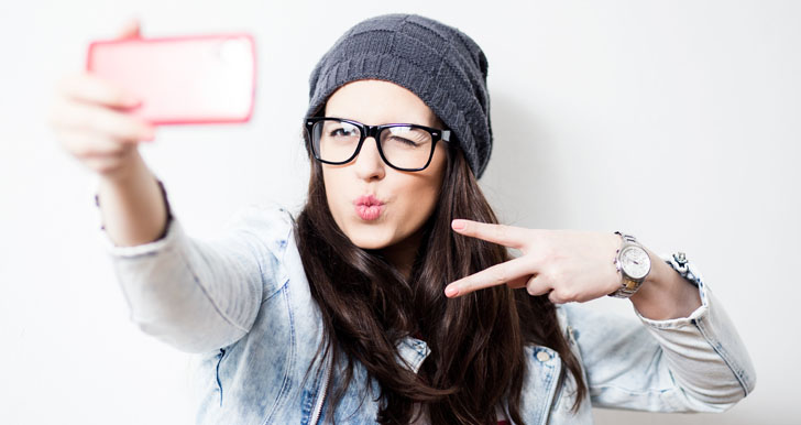 Girl Taking Selfie