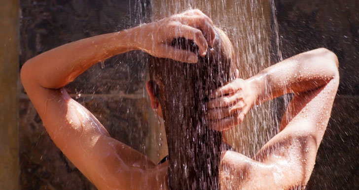 Taking A Shower