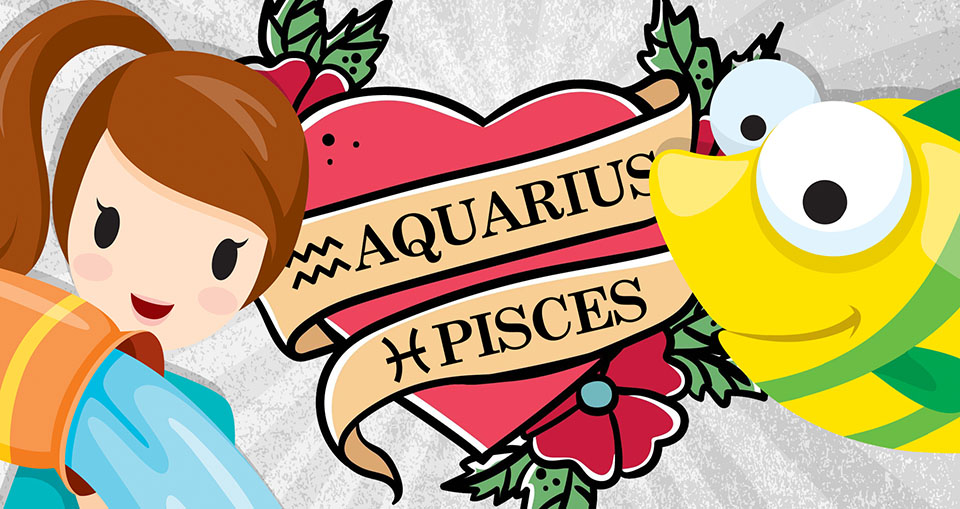Aquarius and Pisces love compatibility