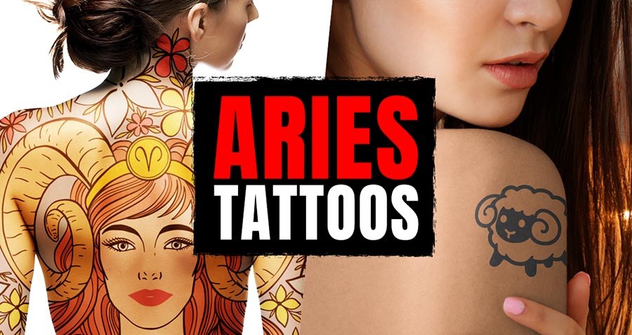 aries symbol tattoo for men