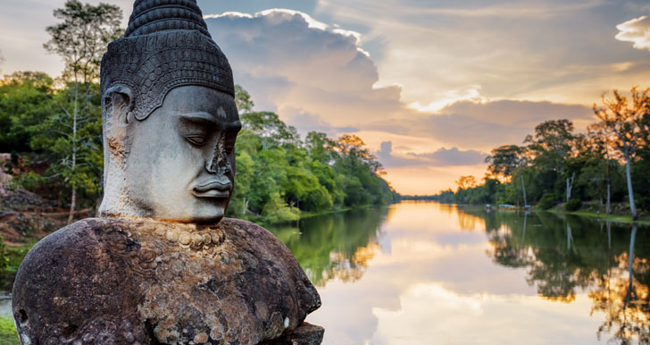 Cambodia headstone