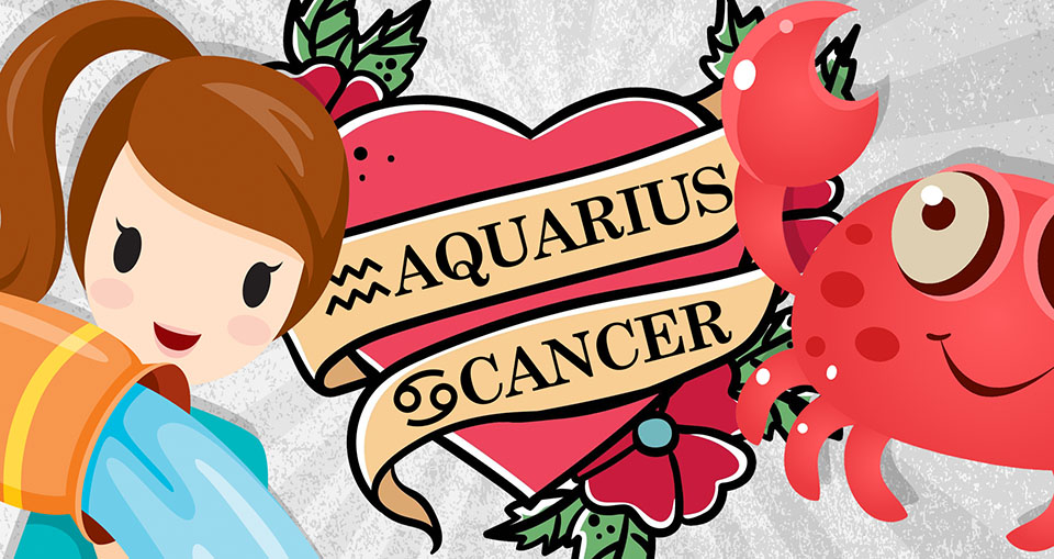 Cancer and Aquarius love compatibility