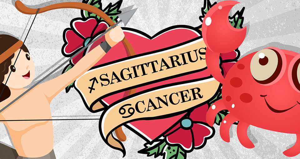 Cancer and Sagittarius love compatibility