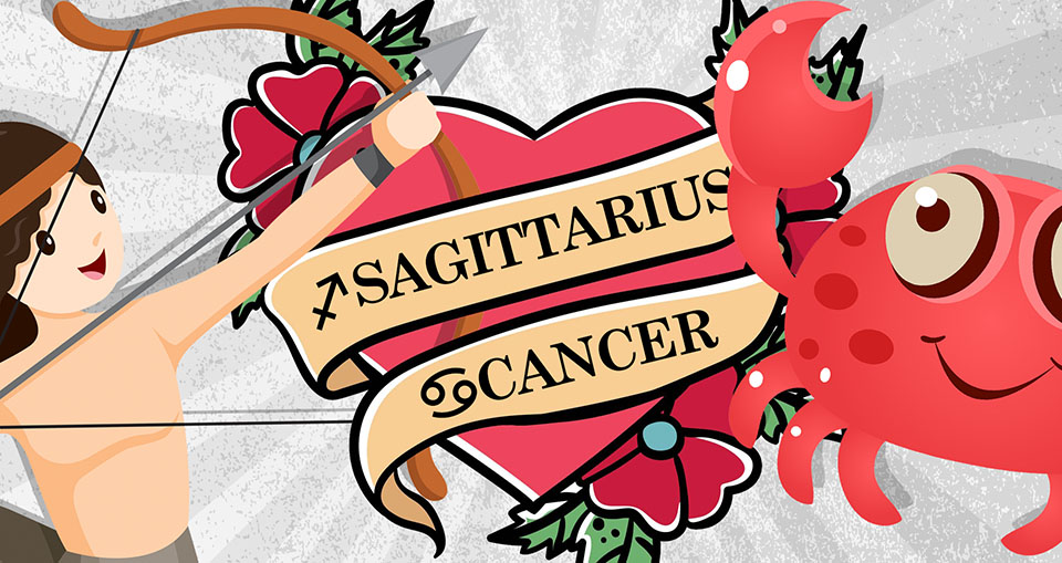 Cancer And Sagittarius Compatibility Love Sex And Relationships Zodiac Fire