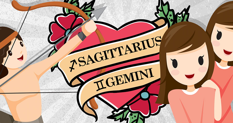 Gemini And Sagittarius Compatibility Love Sex And Relationships Zodiac Fire 