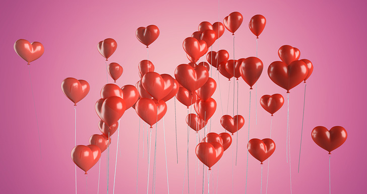 Love balloons