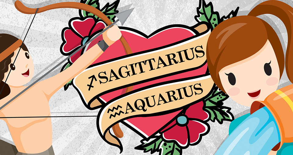 Sagittarius and Aquarius love compatibility Zodiac Fire