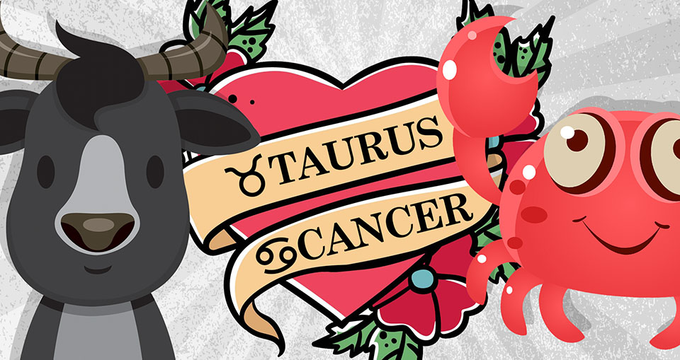 Taurus and Cancer love compatibility